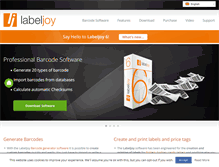 Tablet Screenshot of labeljoy.com